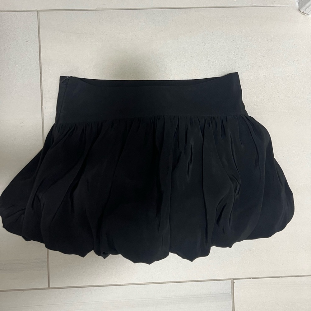 Zara Black Skater Skirt - Picture 2 of 7